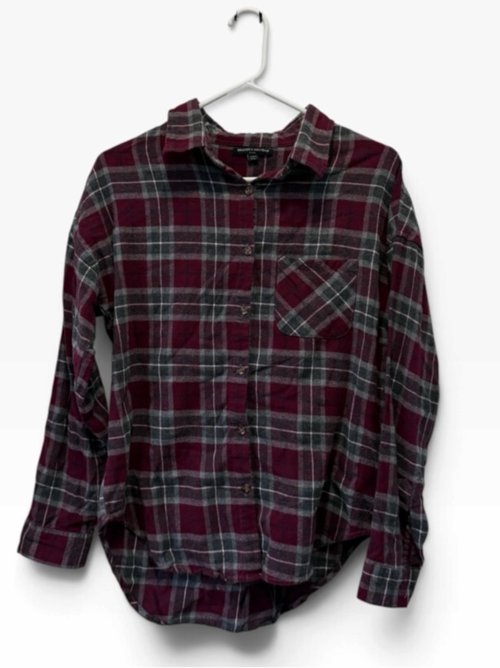 Brandy Melville Flannel Plaid Shirt Grunge Revival Gorpcore Preppy One Size